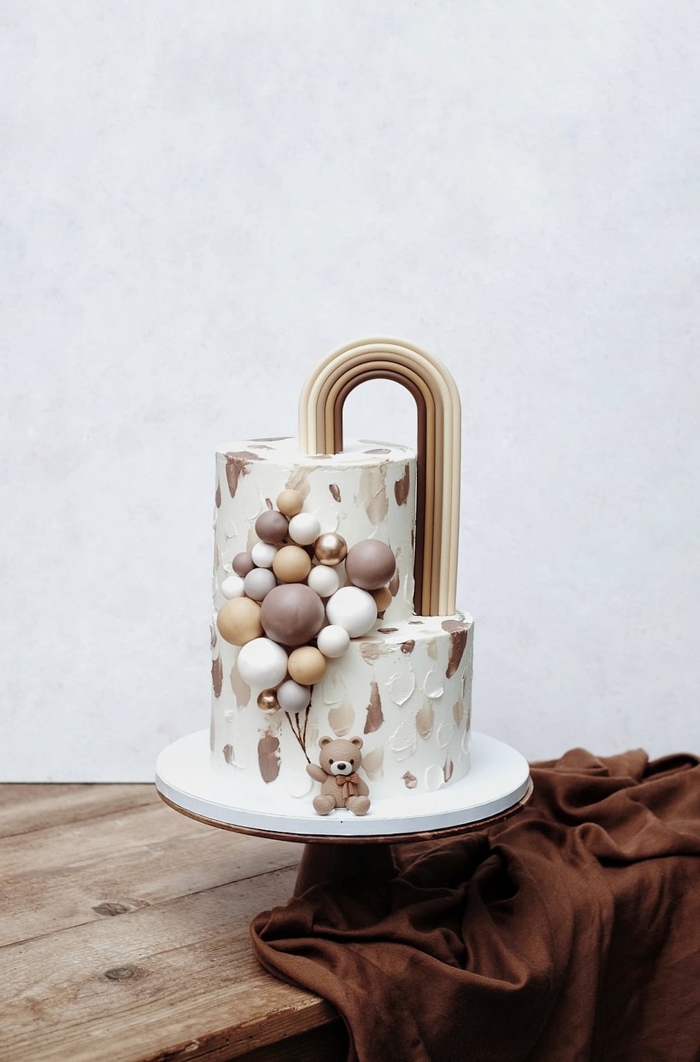 Gâteau ourson marron