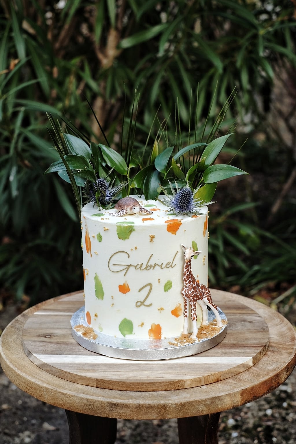 Layer cake tortue et girafe 2