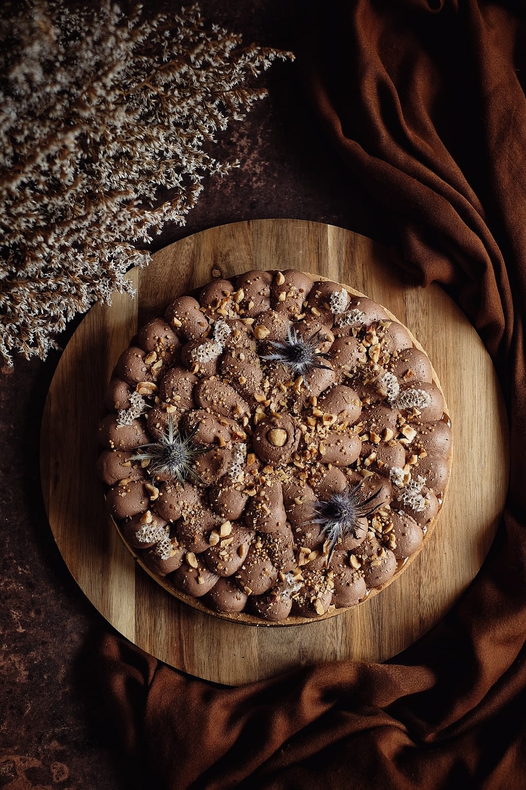 Tarte choco praliné noisettes