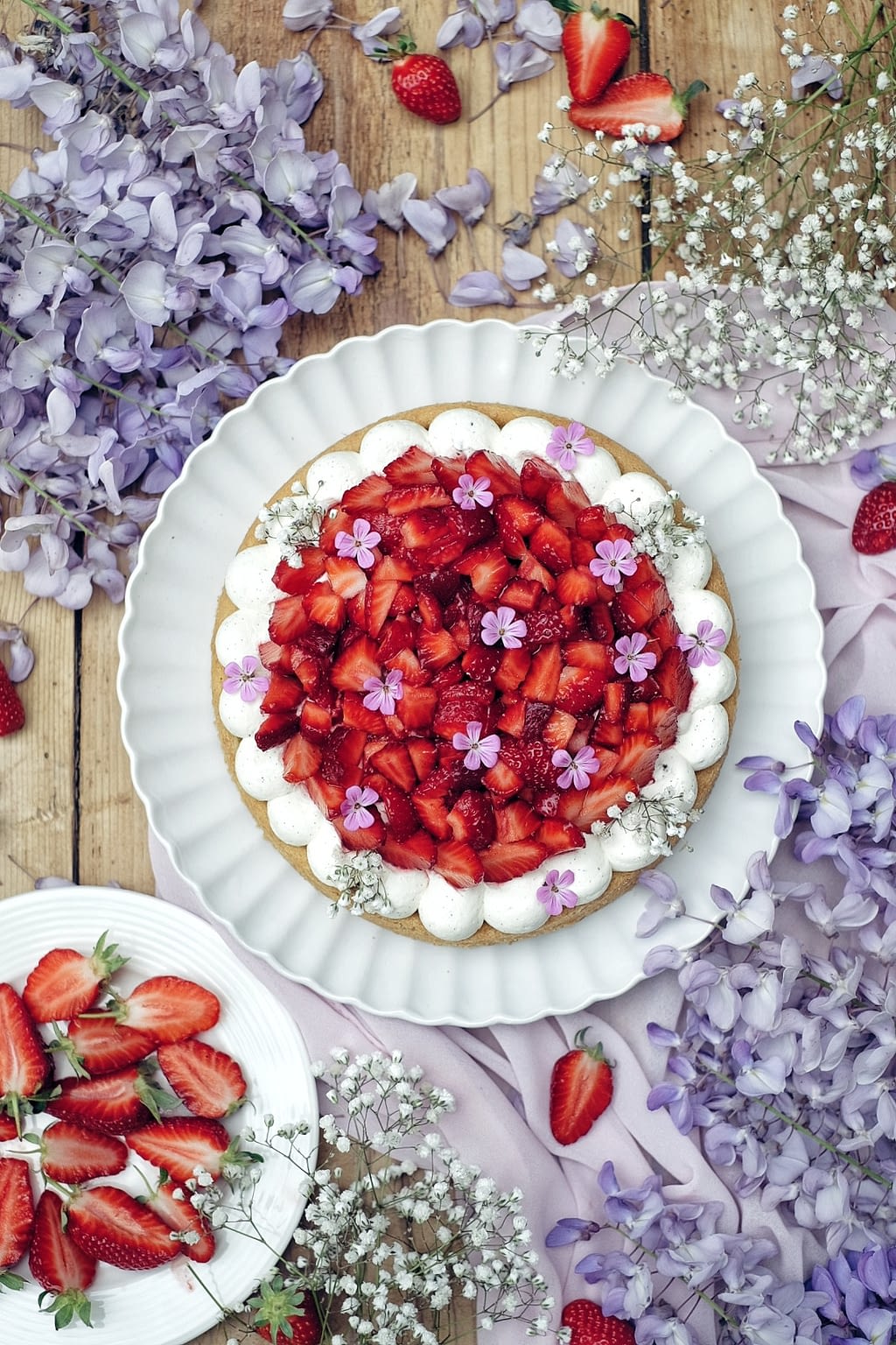 Tarte fraise-rhubarbe façon lilias 3